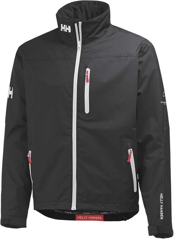 Helly-Hansen mens Crew Midlayer Fleece Lined Waterproof Windproof Rain Jacket