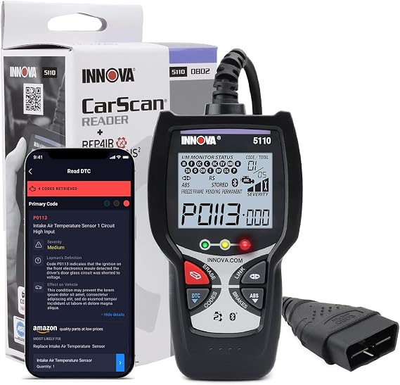 INNOVA 5110 Check Engine Code Reader - Super Simple Car Scanner for All Levels - Works on Most 1996 & Newer OBDII Cars