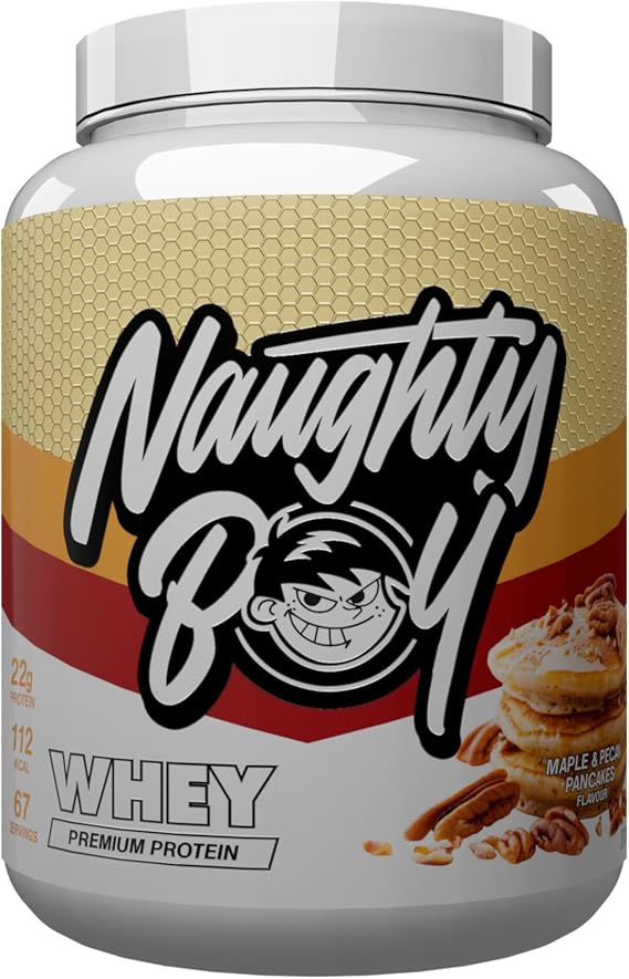 Naughty Boy Advanced 100% Whey Protein Powder. Muscle Building & Recovery Shake with Optimum Taste & Mixability. Low Sugar. (Maple Pecan Pancakes 2010g)