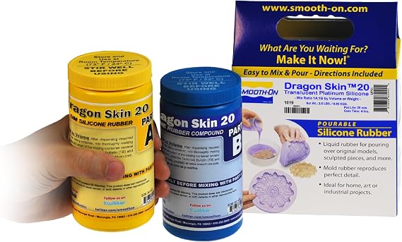 Smooth-On Dragon Skin 20 Mold Making Silicone Rubber-Trial Unit