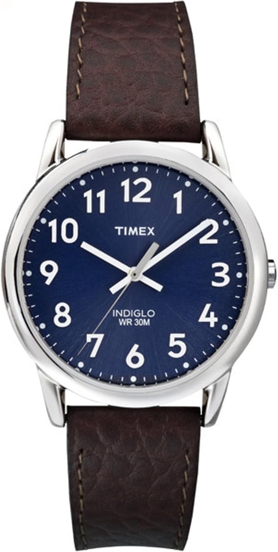 Timex Men's T2P3199J Easy Reader Analog Display Analog Quartz Brown Watch