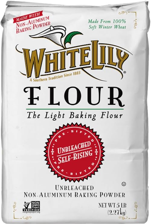 White Lily Unbleached Self Rising Flour, 5-lb bag