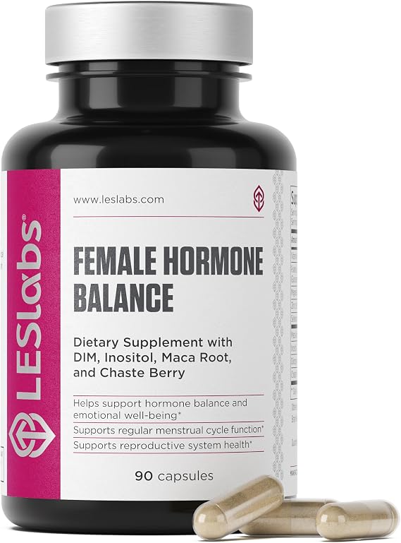 LES Labs Female Hormone Balance Supplement for Women, 90 Capsules