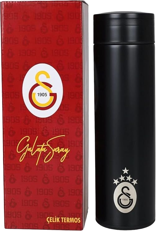 Galatasaray "Dekomus Cep Defteri Hediyeli" Lisanslı Çelik Termos 500 mL