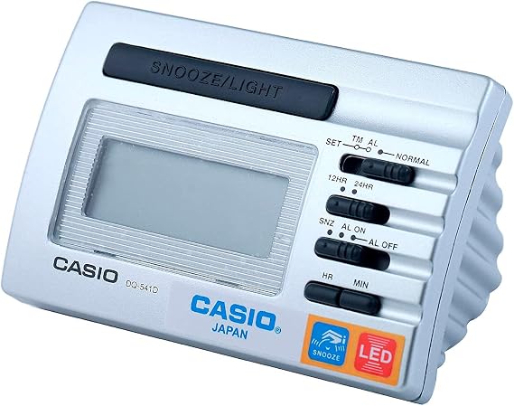 Casio DQ-541D-8RDF Masa Saati, Masa Saati, Digital, Gri