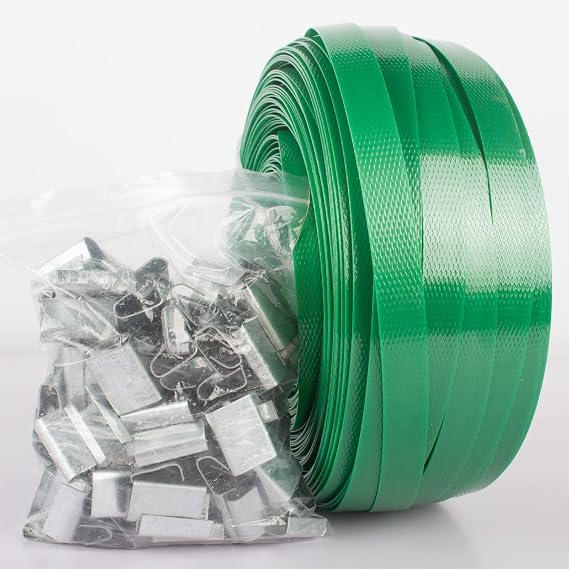 Packaging 1/2" x 320 Polyester (PET) Strapping, 1765 lbs Break Strength