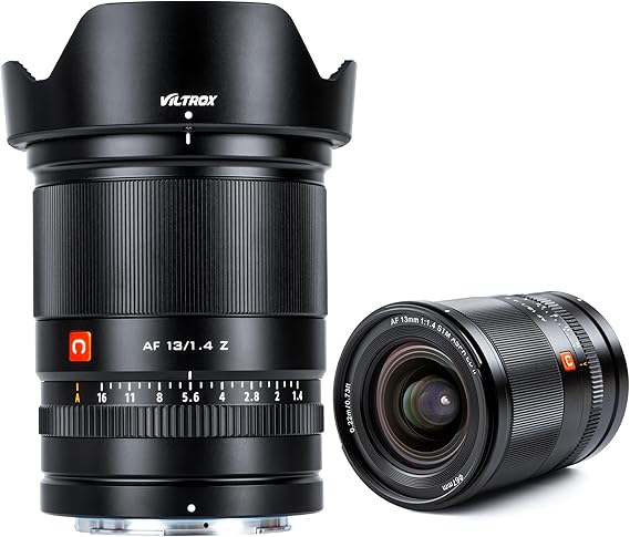 VILTROX 13mm F1.4 f/1.4 Z Mount Lens, Super Wide Angle Autofocus APS-C Lens for Nikon Z50 Z30 Z6II Z7II Z6 Z7