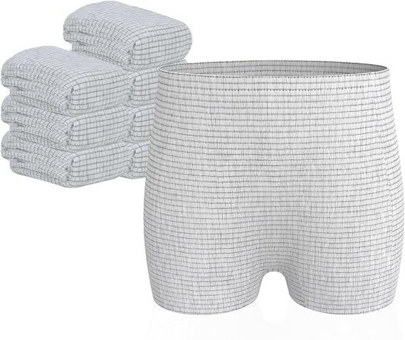 hetaida Postpartum Disposable Underwear, C-Section Underwear for Women Grey