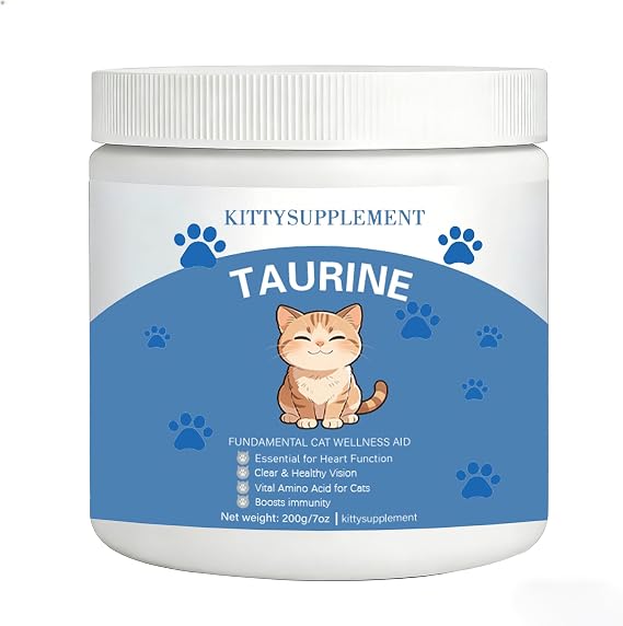 Kitty Supplement Taurine Powder for Cats,Heart Health & Vision Care