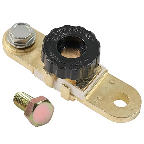 Side Post Car Battery Disconnect Switch Link Switch Battery Disconnect Isolator Quick Cutoff Shut Off Kill Fixs Battery Drain for Car Auto Truck Vehicle Boat