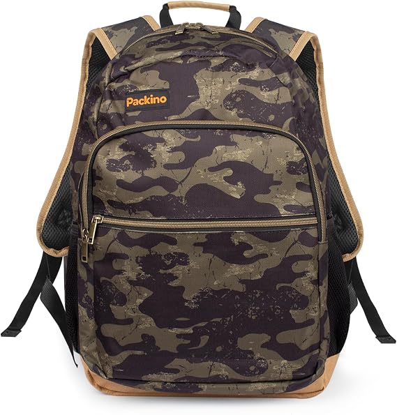 24L Travel Laptop Backpack, Business Anti Theft Slim Sturdy Large Laptops Backpack, Water Resistant College Computer Bag Gift for Men & Women Fits 17 Inch Notebook, Camouflage