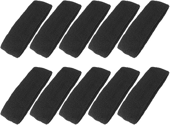 10 PCS Sports Basketball Headband/Sweatband Head Sweat Band/Brace Gift Party Outdoor Activities