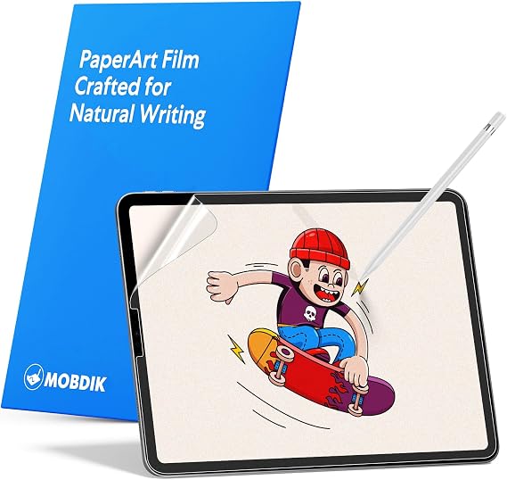 MOBDIK Paperfeel Screen Protector for iPad Air 5/4th & iPad Pro 11 | 2022/2021/2020/2018, 2 Pack Matte Film Crafted for Natural Writing, Anti Glare, Touch Sensitivity