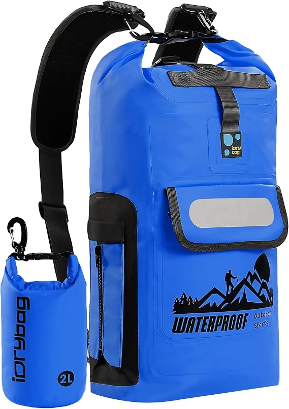 IDRYBAG Dry Bag Backpack Waterproof Floating 20L/30L/40L, Dry Bags Waterproof Backpack for Men, Dry Sack Waterproof Bag Kayak