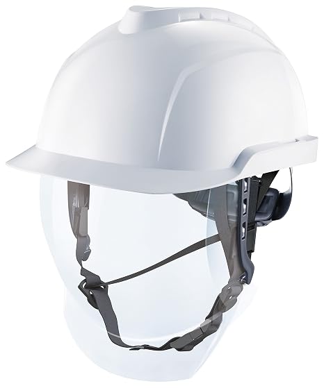 MSA Hard Hat Chinstrap, Black, 4-Point Universal Attachment, Plastic Hook