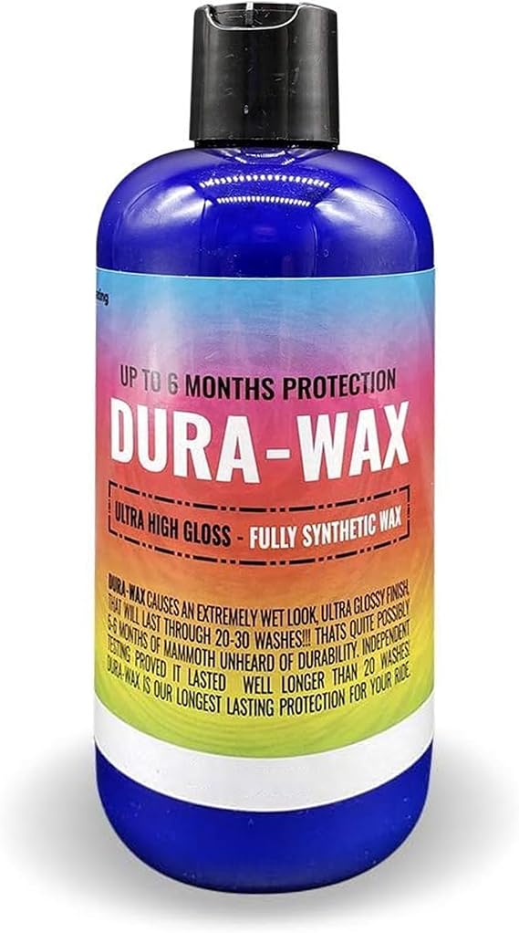 Dura-Coating Dura-Wax Fully Synthetic Wax Sealant - Advanced Enhanced Layer Car Shine & Protection for Ultra Slick, High-Gloss Finish with Polymers & Resins Formula, MADE IN USA