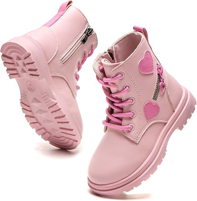 Daclay Kids Girls' Boots Children's Boots Outdoor Boots Girls' Plush Short Boots Boys' boots