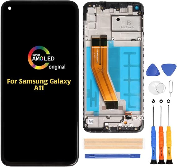 A-MIND for Samsung Galaxy A11 LCD Display Touch Screen Glass Digitize(Not for SM-S115DL A115U A115A A115W) SM-A115F A115M Screen Replacement Full Assembly Repair Kits (159.9MM Not for US Version)