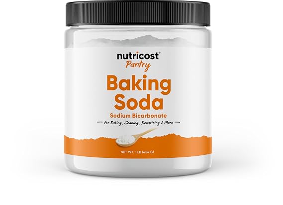 Nutricost Pantry Baking Soda (1 LB) For Baking, Cleaning & Deodorizing