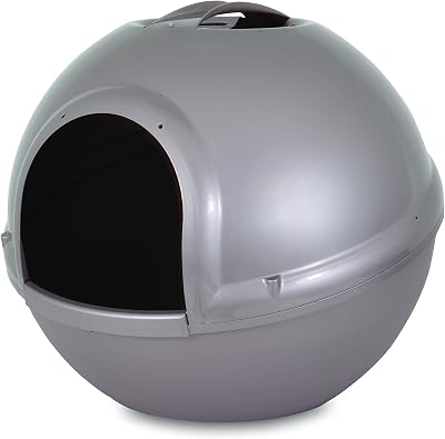 Petmate Booda Dome Pearl Litter Box, Grey