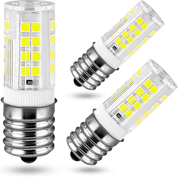 Fridge Freezer Light Bulb E17 LED Appliance Bulb 4W 6000K White,3 Pack