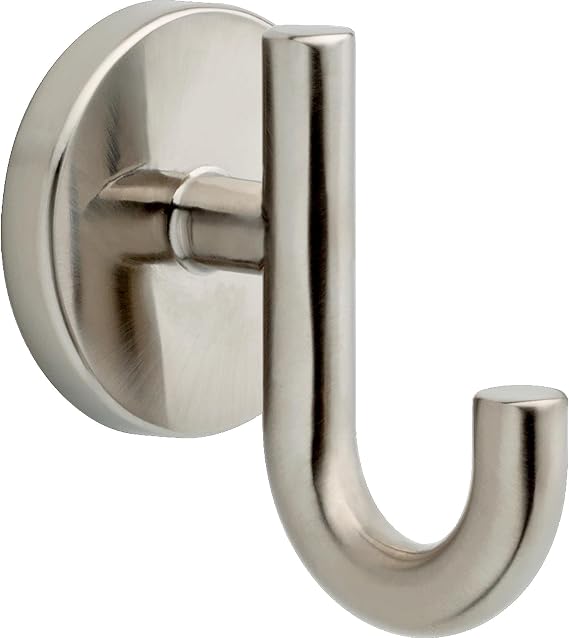 Delta Single Towel Hook for Bathroom or Kitchen| Stainless Steel | Trinsic Accessories