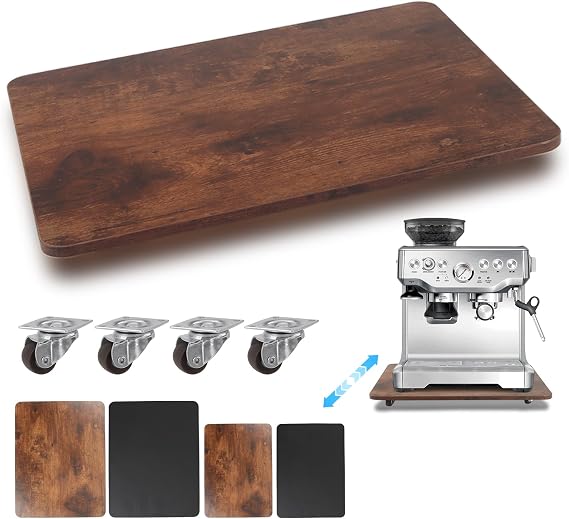 Appliance Slider 360 Rolling Tray for Coffee Maker, Under Coffee Maker Mat