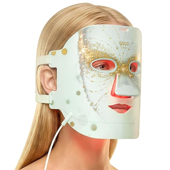 Red Light Therapy Mask for Face, FDA Cleared 324LEDs