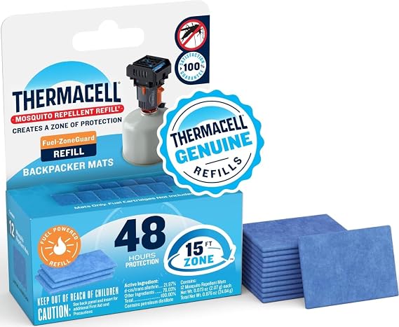 Thermacell Backpacker Mat-Only Refills, Multiple Options