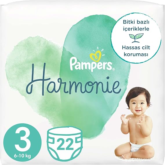 Prima Harmonie Bebek Bezi 3 Beden 22 Adet