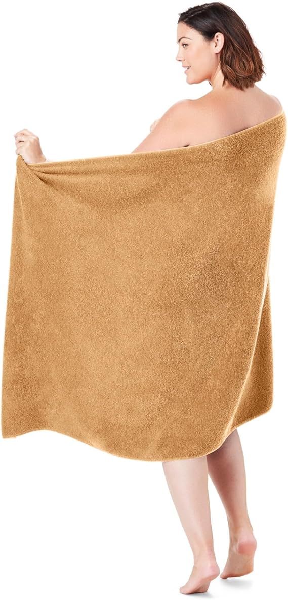 BrylaneHome BH Studio XXL Bath Sheet - Almond