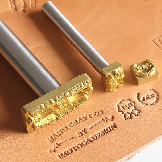 Custom Leather Brass Stamp, Electric Hot Stamps for Wood, Paper and Leather Craft Kit