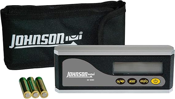 Johnson Level & Tool 40-6060 Magnetic Digital Level, 6", Black, 1 Level