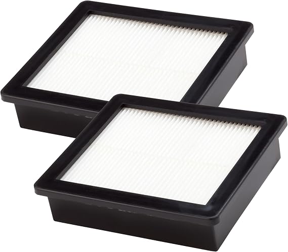 ProTeam 107315 HEPA Replacement Filter Twin Pack, HEPA Media Vacuum Filter , White