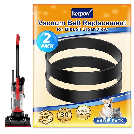 KEEPOW 1604895 Vacuum Belt Compatible with Bissell CleanView Compact