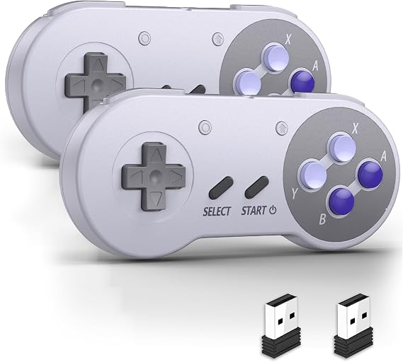 miadore 2 Pack Wireless SNES Controller For Switch/Switch 2/OLED/Lite
