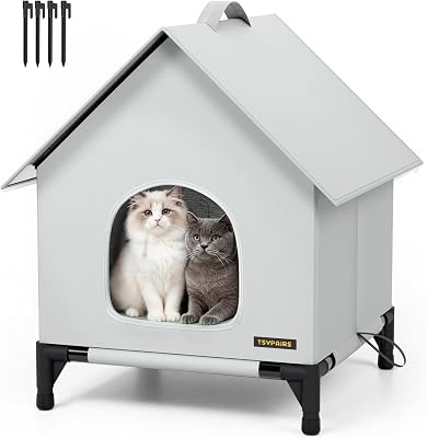 Cat House - Outdoor Cat House for Indoor and Outdoor Use - Insulated and Weatherproof,Waterproof Shelter for SmallMedium Cats