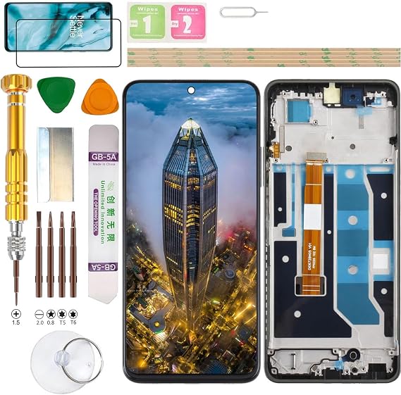 LCD Display Assembly for Realme C67 4G RMX3890 Screen Replacement Kit
