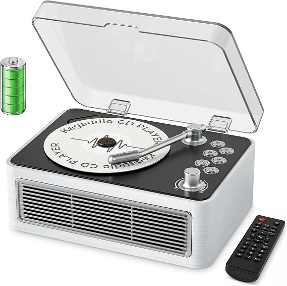 CD Player Portable Bluetooth: Kegaudio CD Players for Home