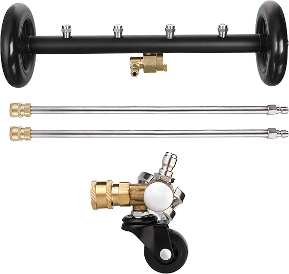 Tool Daily Dual-Function Undercarriage Cleaner with Swivel Wheel, 16 Inch