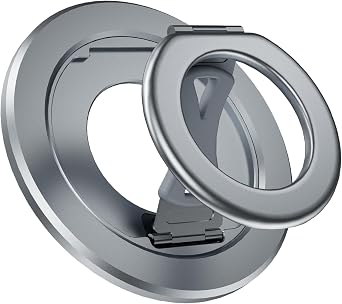 Ultra-Light Dual Sided Magnetic Phone Holder,Car Mount, 360 Rotation Finger Ring Holder,Foldable Magnetic Cell Phone Grip Stand Removable Phone Kickstand for All Phones MagSafe Accessories