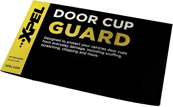 XPEL Clear Pre-Cut Door Cup Guards, Set of 2, Clear Scratch Protection | Pre-cut door cup guards help protect painted handle cups from fingernail scratches, chips, and everyday wear.