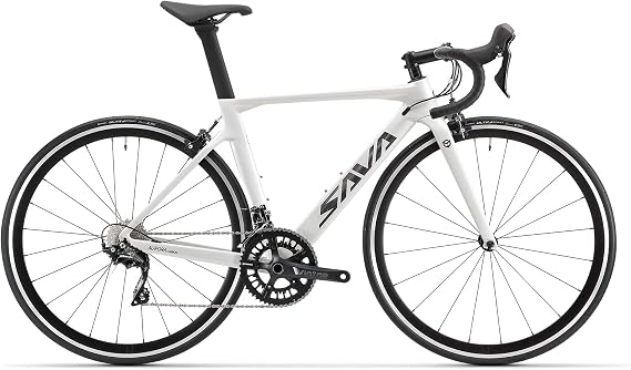 SAVADECK Carbon Road Bike, Windwar5 Carbon Fiber Frame 700C 25C Tire Racing Bicycle with Shimano 105 22 Speed Groupset Ultra-Light Bicycle for Men/Women