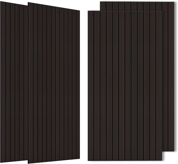 Acoustic Wall Panels,4 Pack 47.2x23.6x0.35 Sound Panels,Ebony