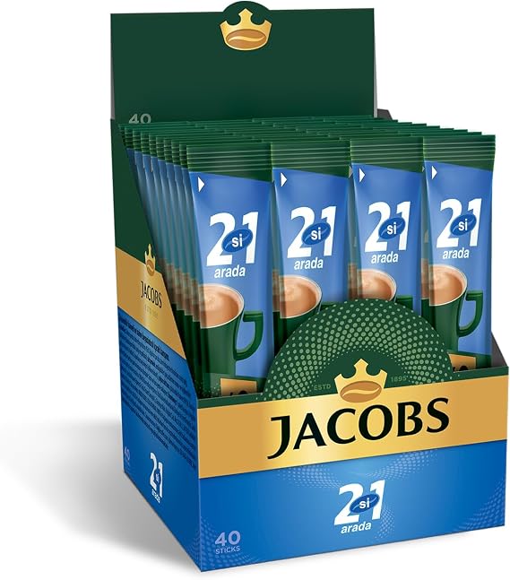 Jacobs 2'si 1 Arada 10.5 Gram x 40, Kahve