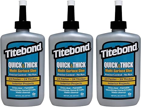 Titebond 2403 Wood Molding Glue, Clear,8-Ounces (Thr ack)