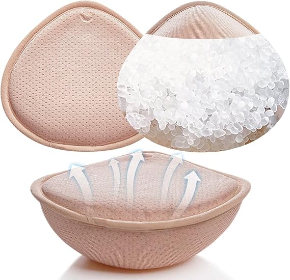 Breast Prosthesis Breast Form premium breathable silicone bead for Post-Mastectomy pockets bra-daily & swim use