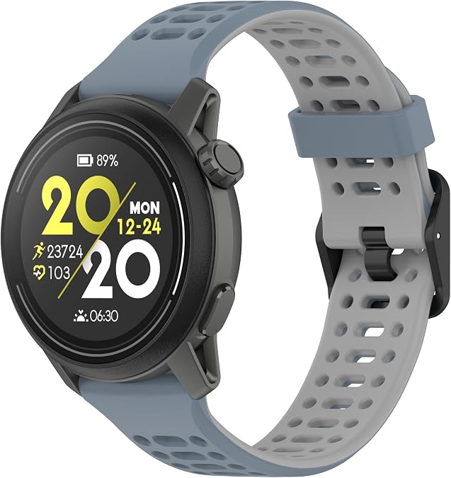 hengkang Watch Bands Fit for COROS APEX 2 Women Men, COROS PACE 2 Quick Release Durable Silicone Replacement Watch Bands Straps Wristbands Fit for COROS APEX 42mm Smartwatch