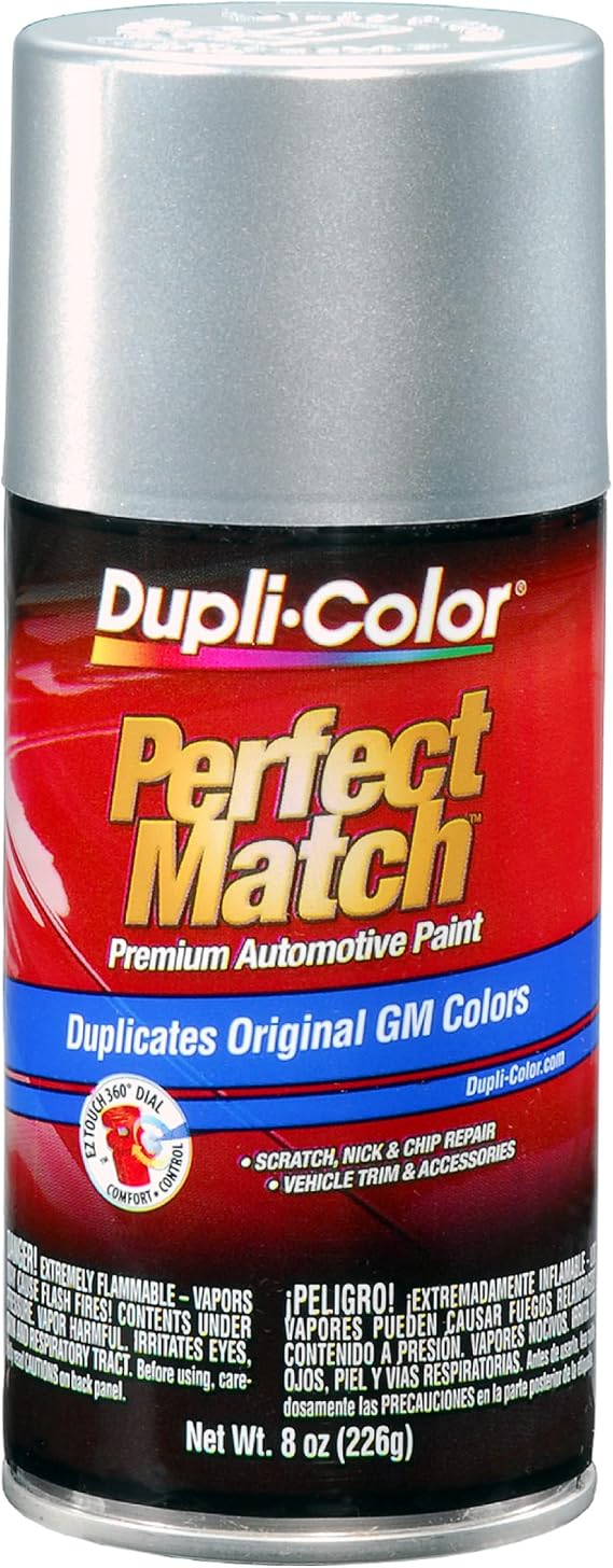 Dupli-Color Perfect Match Premium Automotive Paint, SIlver (M), 8 oz