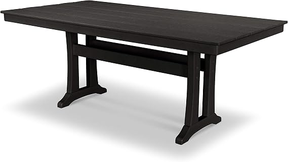POLYWOOD Tables Dining Table, Black